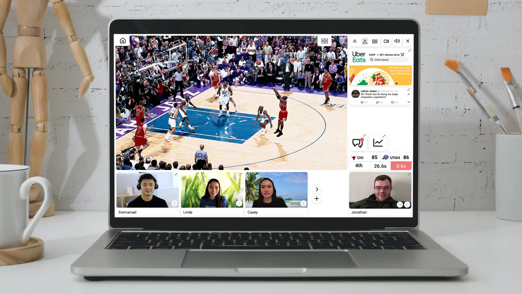 Control Center - Remote Sports Viewing Interface