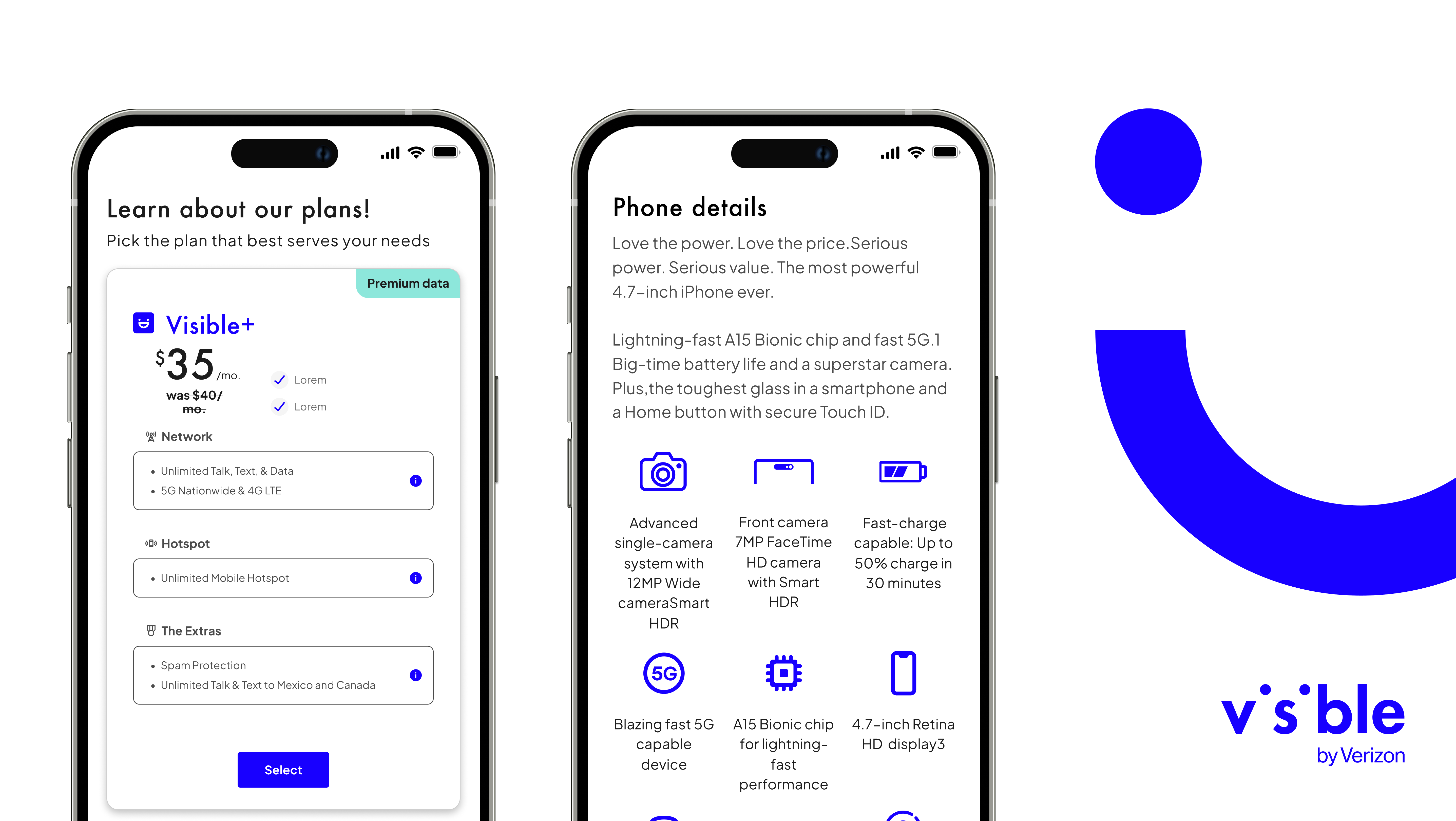 Visible Wireless - Simplified Shopping